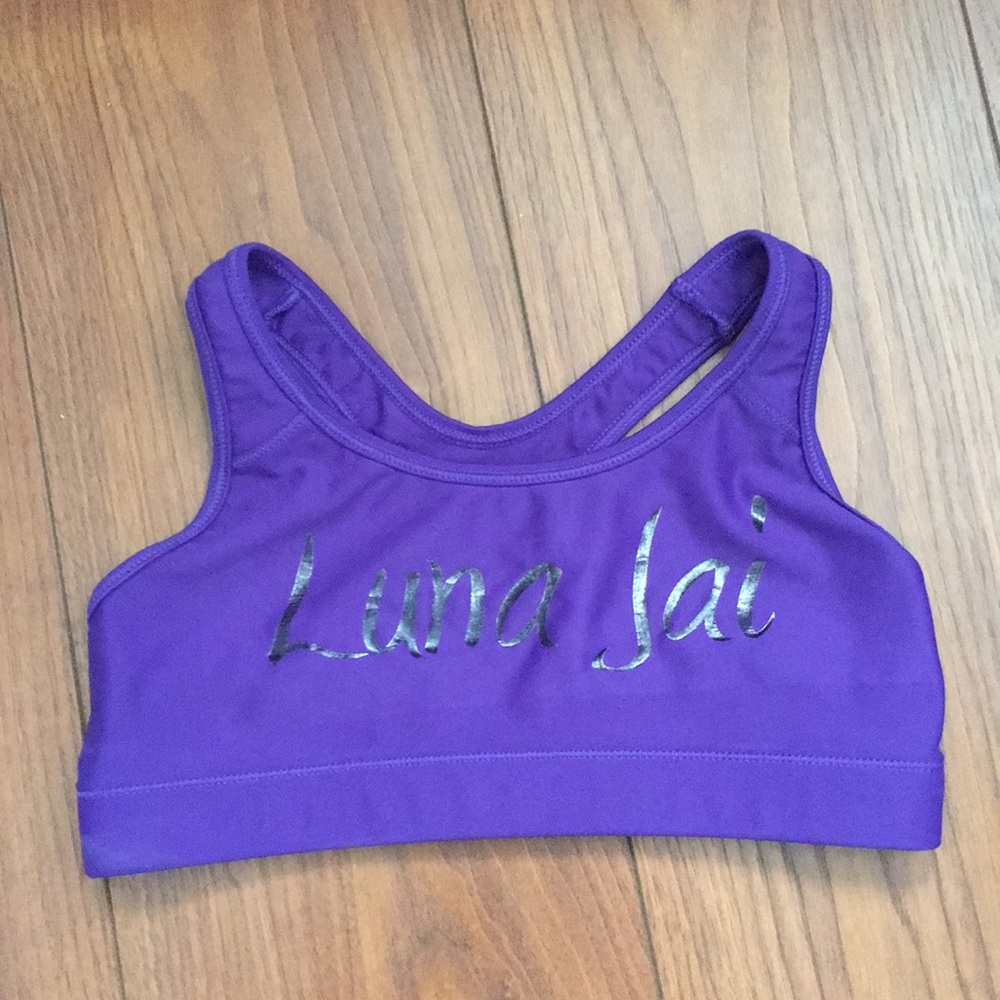 Luna Jai purple sports bra NWOT size S
